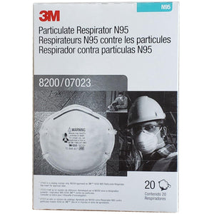 3M-Particulate Respirator 8200 07023 (AAD), N95